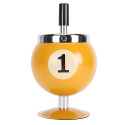 Billiard Ball Metal Cigarette Ashtray