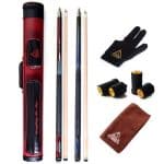 CUESOUL Professional Pool Cue Stick Set – 2 Cue Sticks Packed in 2x2 Hard Pool Cue Case - Image 3