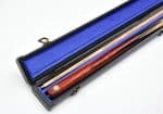 JianYing 57" Red Lotus Cassia Snooker Cue Stick (10.2-10.3mm) with Extender and Case Set - Image 3