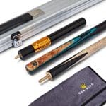 Cue-King Premier 300 57" 9.5mm Snooker & Pool Cue with Aluminium Case and Telescopic Extension