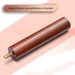Cue-King Premier 400 Handmade 57" Snooker And Pool Cue, 18oz, 3/4 Jointed 9.5mm Tip, With Zebra Wood, Hard Case, Extension, And Microfiber Cue Towel - Image 6