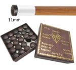 Diamond Leather Billiards Pool Cue Tip - 50 Pcs - Image 5