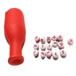 Kelly Pool Shaker Bottle with 16 Numbered Peas - Image 3