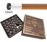 Diamond Leather Billiards Pool Cue Tip - 50 Pcs - Image 7