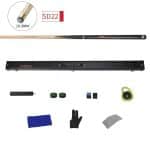 JIANYING 3/4 Jointed Snooker Pool Cue Stick with Extension Accessories Hard Case - Image 5