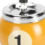 Billiard Ball Metal Cigarette Ashtray - Image 3