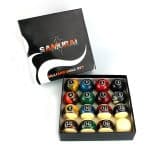 Premium Marbleized Billiard Pool Balls Set