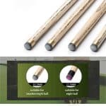 JIANYING 3/4 Jointed Snooker Pool Cue Stick with Extension Accessories Hard Case - Image 4
